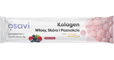 Osavi Nootropics & Supplements Kolagen (Włosy, Skóra i Paznokcie), Owoce Leśne - 5g (1 serving)