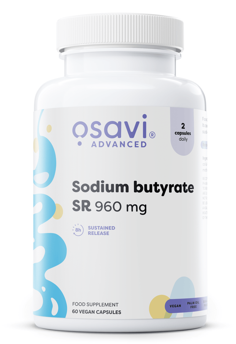 Osavi Nootropics & Supplements Sodium butyrate SR, 960mg - 60 vegan capsules