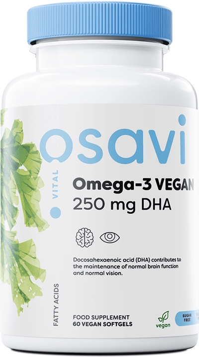 Osavi Omegas, EFAs, CLA, Oils Omega-3 Vegan, 250mg DHA - 60 vegan softgels