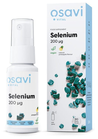 Osavi Selenium Oral Spray, 200mcg (Pineapple) - 26 ml.