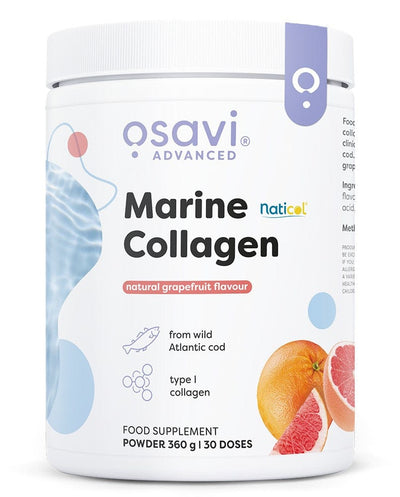 Osavi Supplements Marine Collagen Wild Cod, Grapefruit - 360 grams