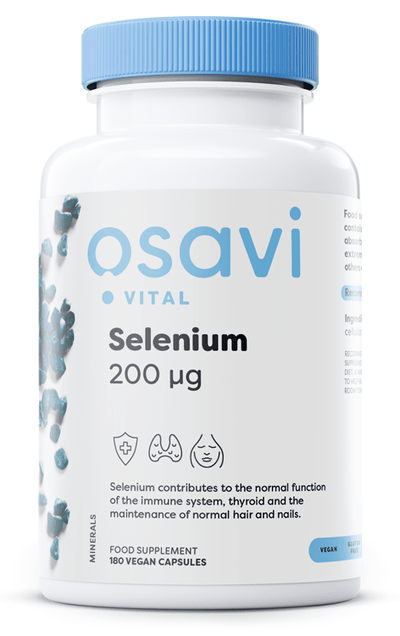 Osavi Supplements Selenium, 200mcg - 180 vegan caps