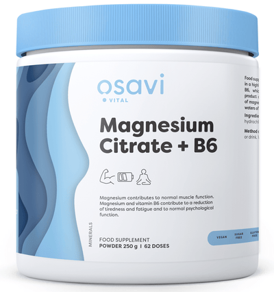 Osavi Vitamins & Minerals Magnesium Citrate + B6 Powder - 250 grams