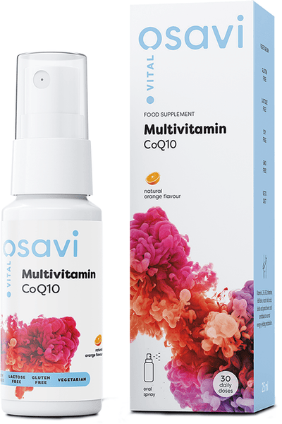 Osavi Vitamins & Minerals Multivitamin CoQ10 Oral Spray, Orange - 25 ml.
