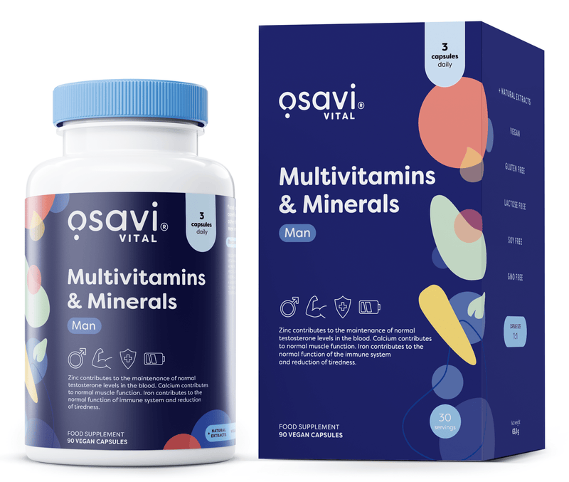 Osavi Vitamins & Minerals Multivitamins & Minerals Man - 90 vegan caps