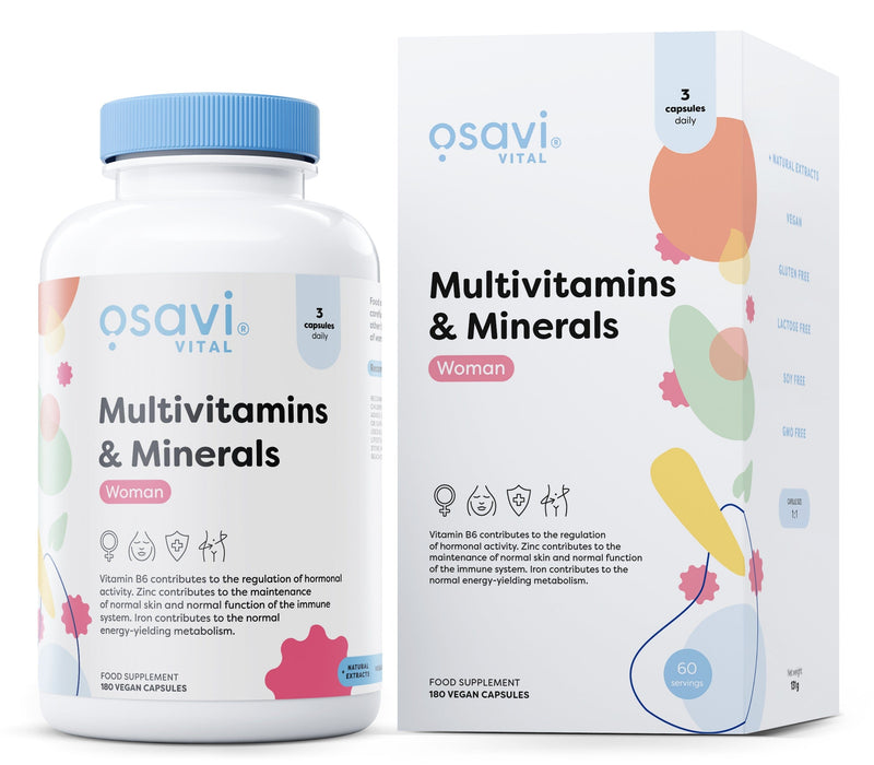 Osavi Vitamins & Minerals Multivitamins & Minerals Woman - 180 vegan caps