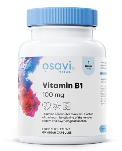 Osavi Vitamins & Minerals Vitamin B1, 100mg - 60 vegan caps