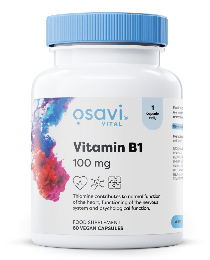 Osavi Vitamins & Minerals Vitamin B1, 100mg - 60 vegan caps