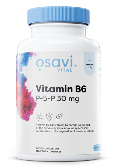 Osavi Vitamins & Minerals Vitamin B6 - P-5-P, 30mg - 120 vegan caps
