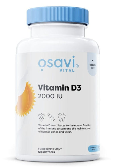 Osavi Vitamins & Minerals Vitamin D3, 2000IU - 120 softgels