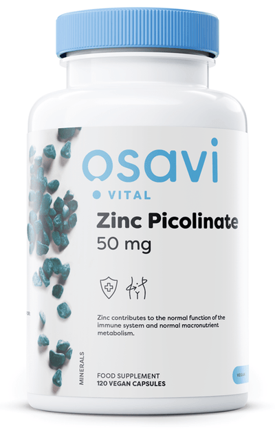 Osavi Zinc Picolinate, 50mg - 120 vegan caps