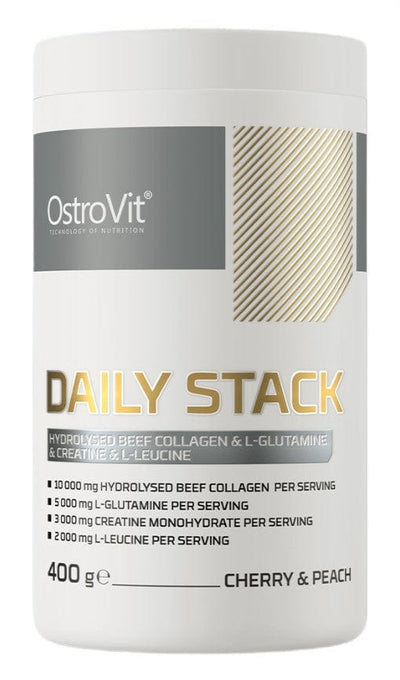 OstroVit Amino Acids and BCAAs Daily Stack, Cherry & Peach - 400 grams