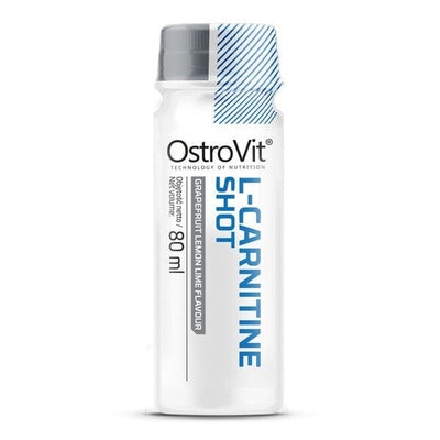OstroVit Amino Acids and BCAAs L-Carnitine Shot, Grapefruit Lemon Lime - 80 ml.