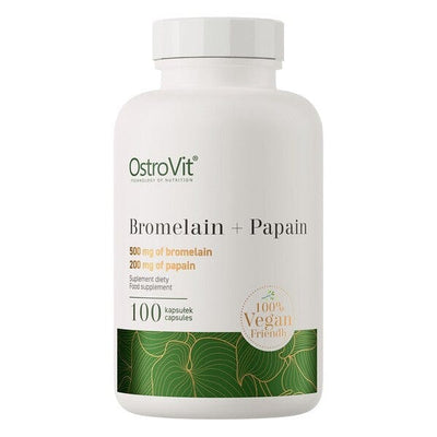 OstroVit Health and Wellbeing Bromelain + Papain - 100 caps