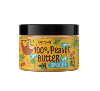 OstroVit Health Foods 100% Peanut Butter, Smooth - 500 grams