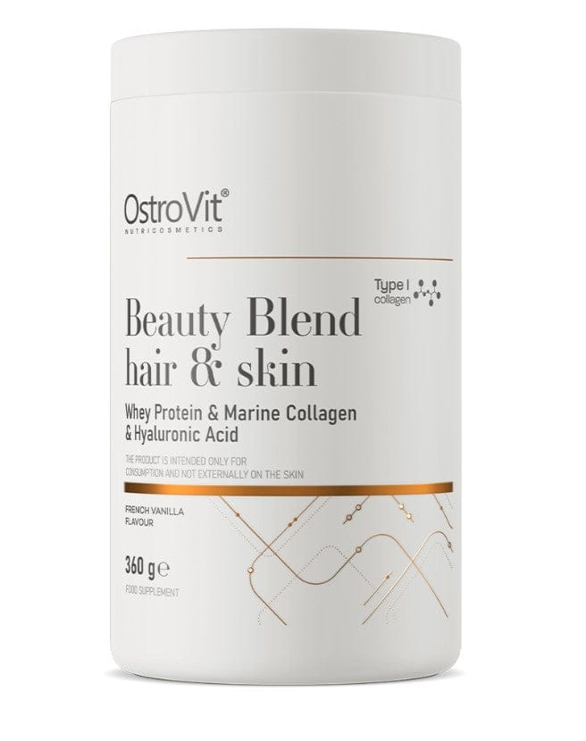 OstroVit Protein Beauty Blend Hair & Skin, French Vanilla - 360 grams