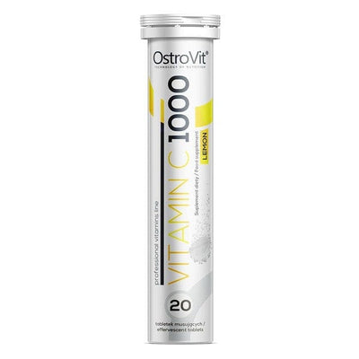 OstroVit Vitamins & Minerals Vitamin C 1000, Lemon - 20 effervescent tabs