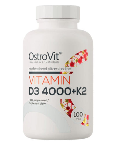 OstroVit Vitamins & Minerals Vitamin D3 4000 + K2 - 100 tablets