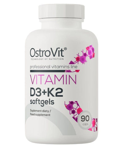 OstroVit Vitamins & Minerals Vitamin D3 + K2 - 90 softgels