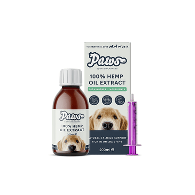 Paws CBD Products Paws 100% Hemp Oil Extract For Dogs - 200ml