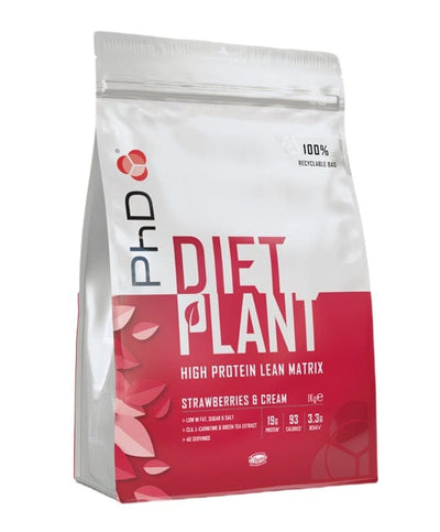 PhD Diet Plant, Strawberries & Cream - 1000g