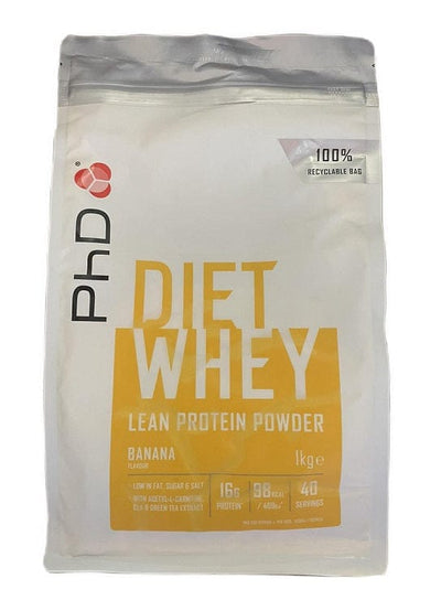 PhD Diet Whey, Banana - 1000g