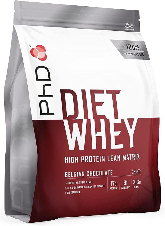 PhD Diet Whey, Belgian Chocolate - 2000g