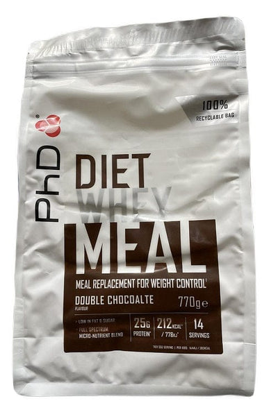 PhD Diet Whey Meal, Double Chocolate - 770g