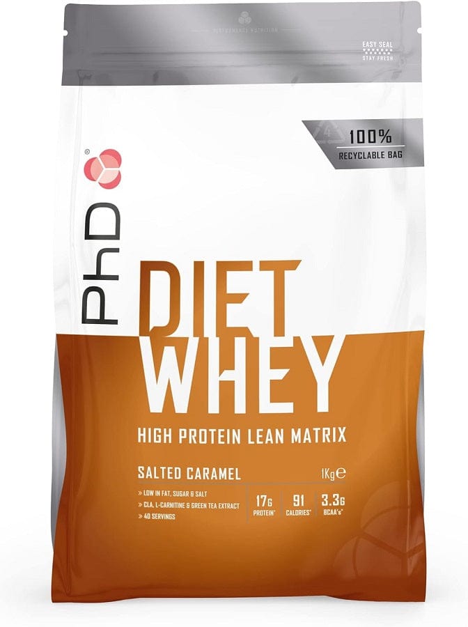 PhD Diet Whey, Salted Caramel - 1000g