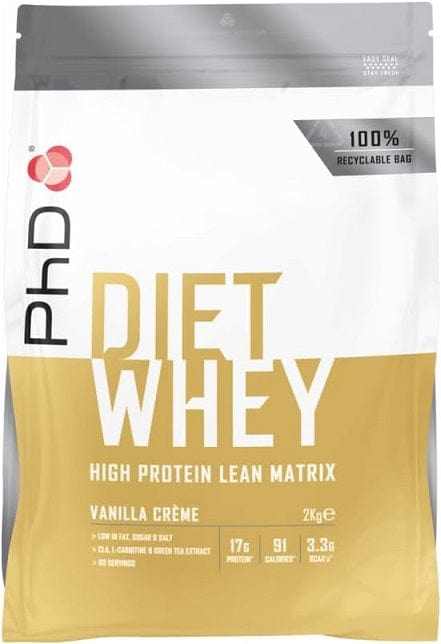 PhD Diet Whey, Vanilla Creme - 2000g