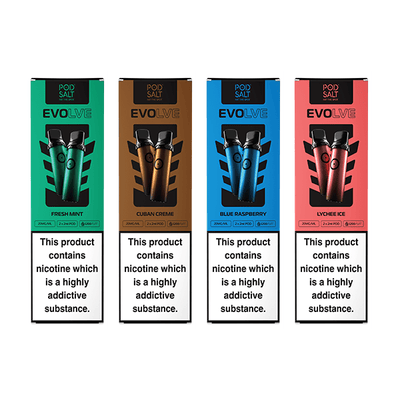 Pod Salt Vaping Products Cuban Creme 20mg Pod Salt Evolve Pods 2ml - 600 Puffs