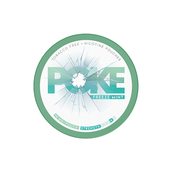 Poke Smoking Products 16mg Poke Freeze Mint Nicotine Pouches - 20 Pouches