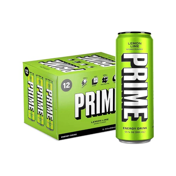 Prime A1 PRIME Energy USA Lemon Lime Drink Can 355ml