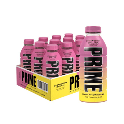 Prime American Confectionary PRIME Hydration USA Strawberry Banana Sports Drink 500ml
