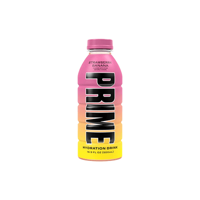 Prime American Confectionary Single PRIME Hydration USA Strawberry Banana Sports Drink 500ml