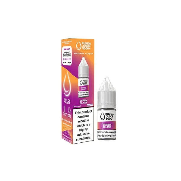 Pukka Juice Vaping Products Berry Blast 20mg Pukka Juice 5000+ 10ml Nic Salt (50VG/50PG)