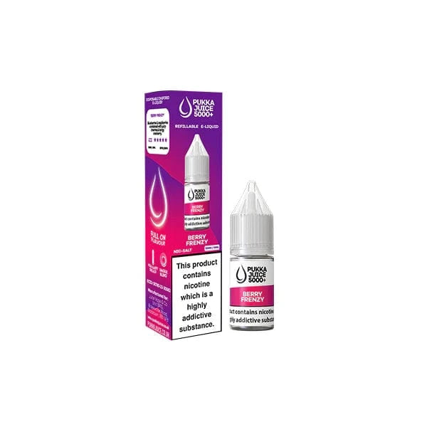 Pukka Juice Vaping Products Berry Frenzy 20mg Pukka Juice 5000+ 10ml Nic Salt (50VG/50PG)