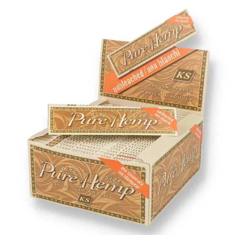 Pure Hemp Food, Beverages & Tobacco Pure Hemp King Size Unbleached Rolling Papers (50 Pack)