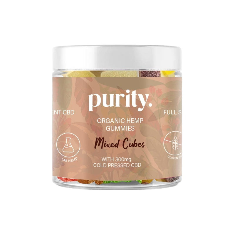 Purity CBD Products Purity 300mg Full-Spectrum CBD Vegan Gummies 150g