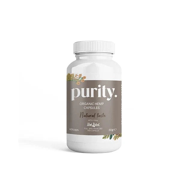 Purity CBD Products Purity 600mg Full-Spectrum High Potency CBD Capsules - 60 caps