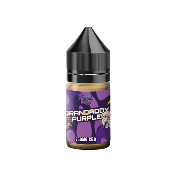 Purple Dank CBD Products Granddaddy Purple Purple Dank Terpene Infused 750mg Full Spectrum CBD E-liquid 30ml (BUY 1 GET 1 FREE)