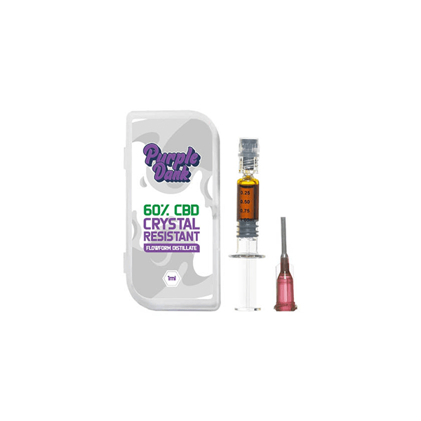 Purple Dank CBD Products Purple Dank 60% CBD Crystal Resistant Flowform Distillate - 1ml (BUY 1 GET 1 FREE)