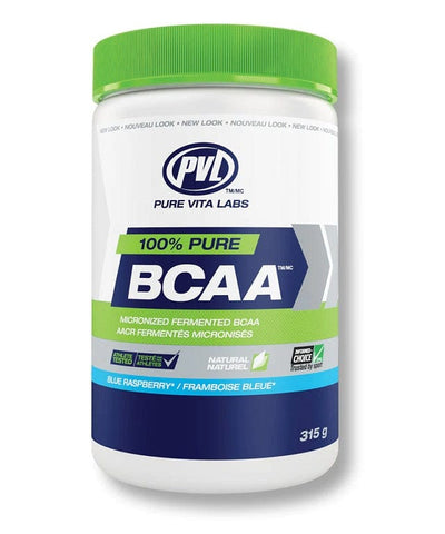 PVL Essentials 100% Pure BCAA, Blue Raspberry - 315g