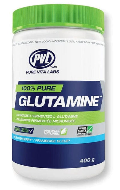 PVL Essentials 100% Pure Glutamine, Blue Raspberry - 400g