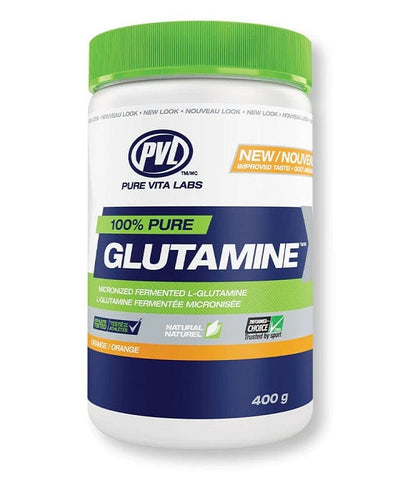 PVL Essentials 100% Pure Glutamine, Orange - 400g