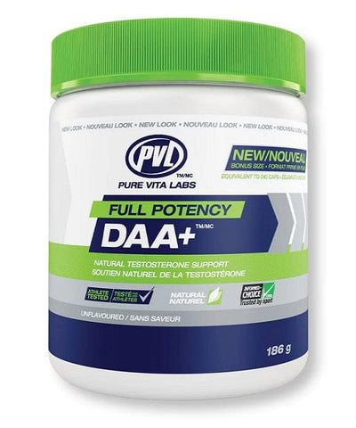 PVL Essentials Full Potency DAA+, Unflavoured - 186g