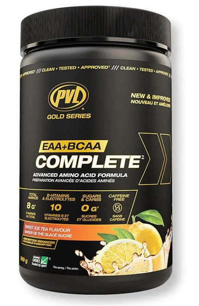 PVL Essentials Gold Series EAA + BCAA Complete, Sweet Ice Tea - 369g