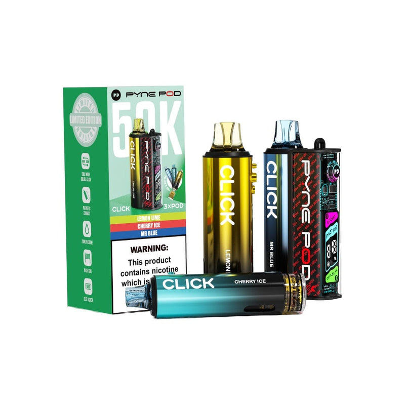 Pyne Pod Vaping Products 20mg Pyne Pod Click 50K Prefilled Pod Vape Kit
