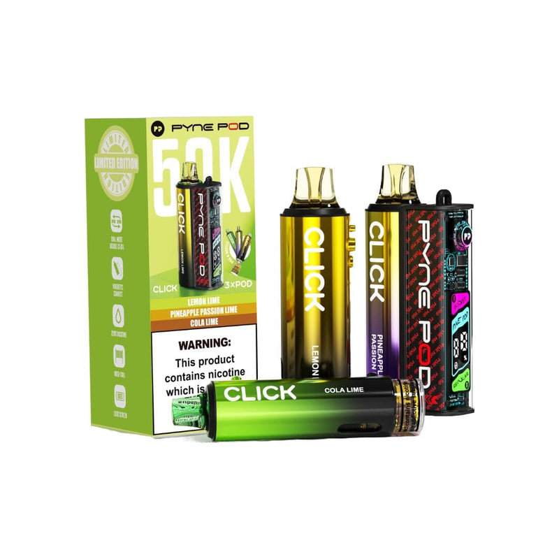 Pyne Pod Vaping Products 20mg Pyne Pod Click 50K Prefilled Pod Vape Kit
