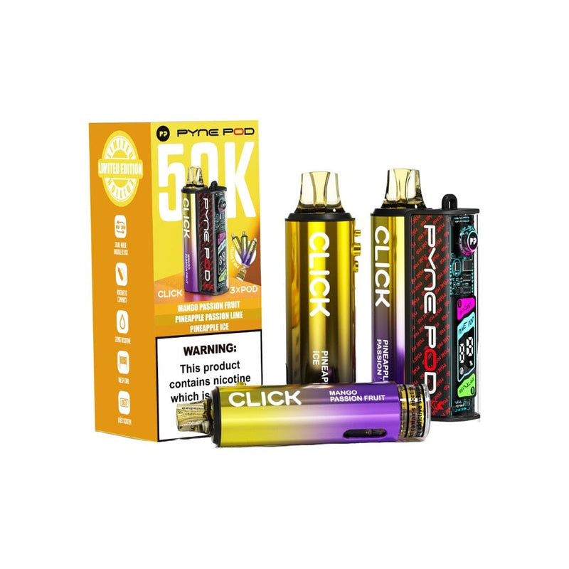 Pyne Pod Vaping Products 20mg Pyne Pod Click 50K Prefilled Pod Vape Kit